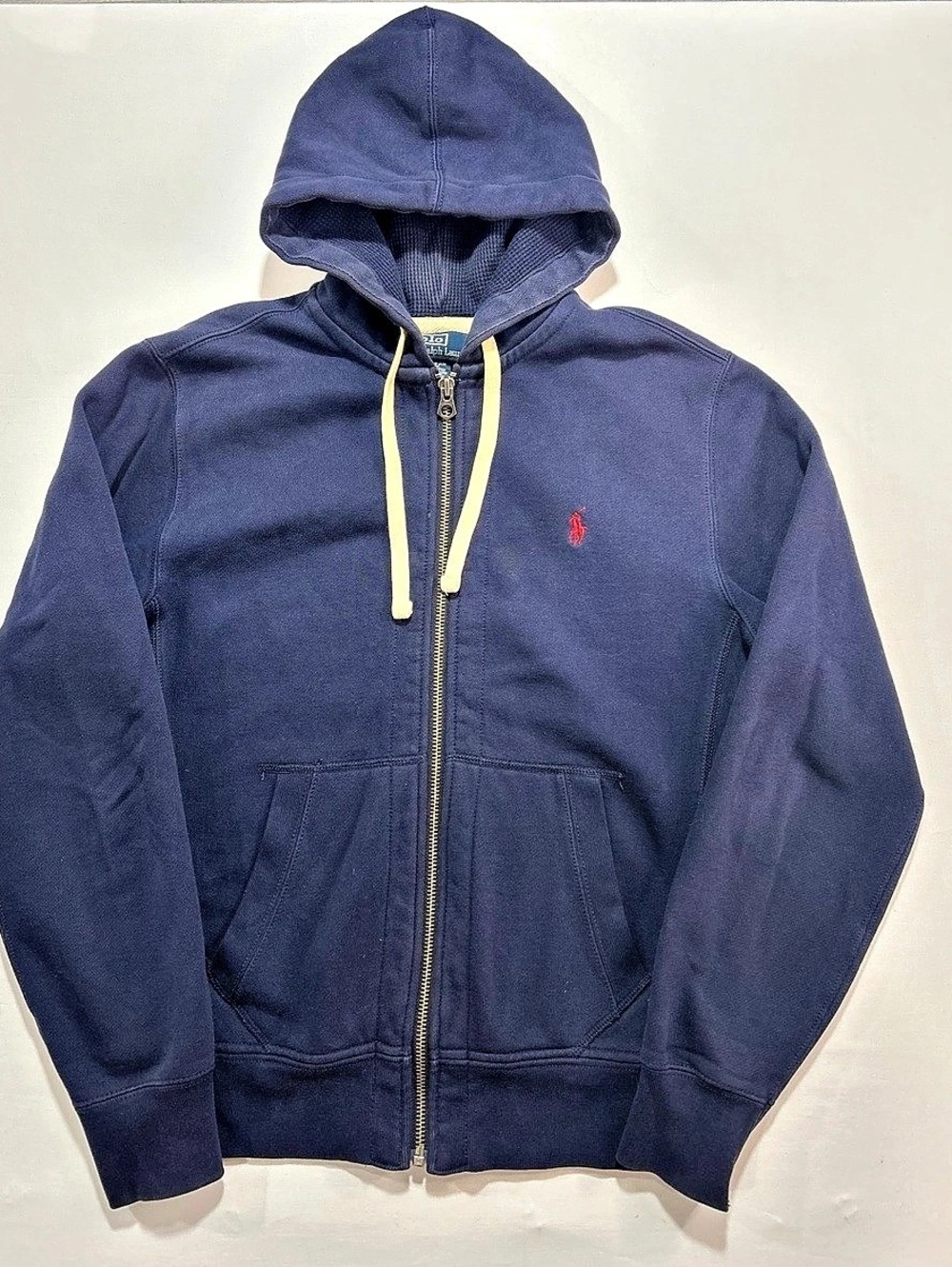 Polo Ralph Lauren Full-Zip Fleece Hoodie Blue Small